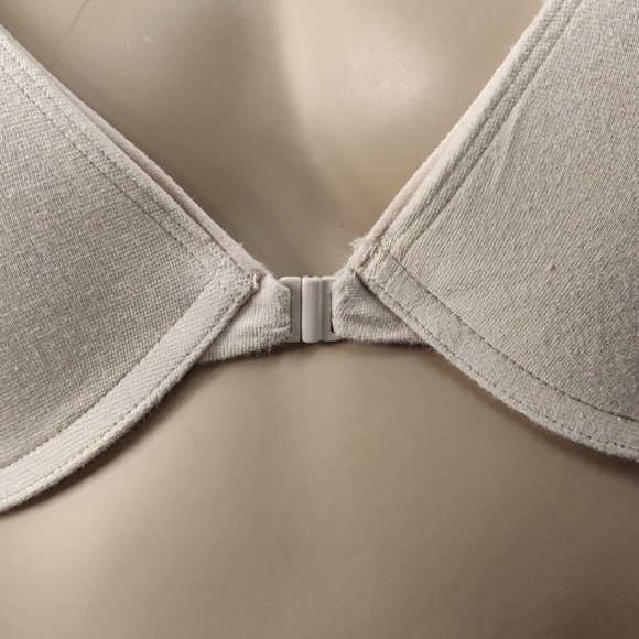 Fruit of the Loom size 36C tan front closure push-up bra - Picture 5 of 12